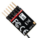 Original Radio master ER4 2,4 GHz 4CH 10mW ExpressLRS PWM Kunststoff fernbedienung für RC Mit Batteries trom und Adapter für RC FPV